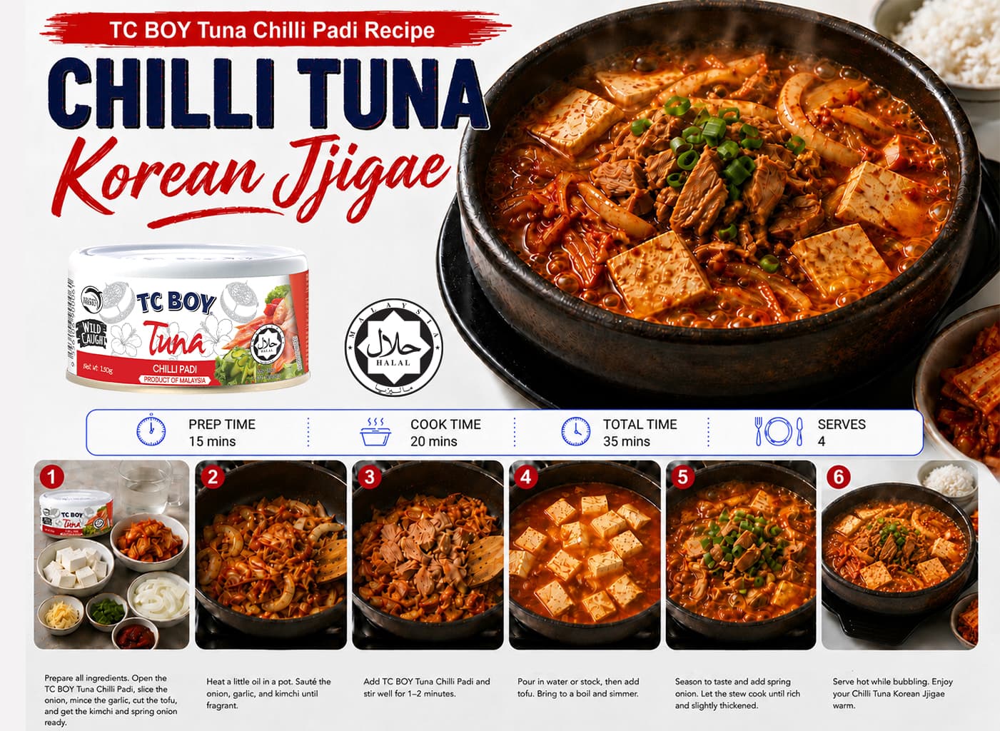 Chilli Tuna Korean Jjigae